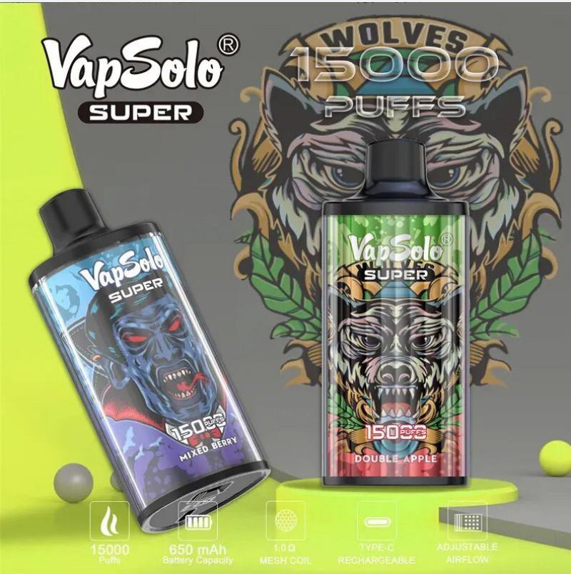 Vapsolo Super 15000 15k Disposable Disposables Vape