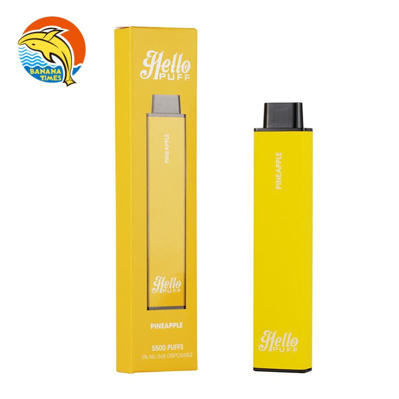 Banana Times Pen Hello E 5500 Puffs Hits Vape Puffs