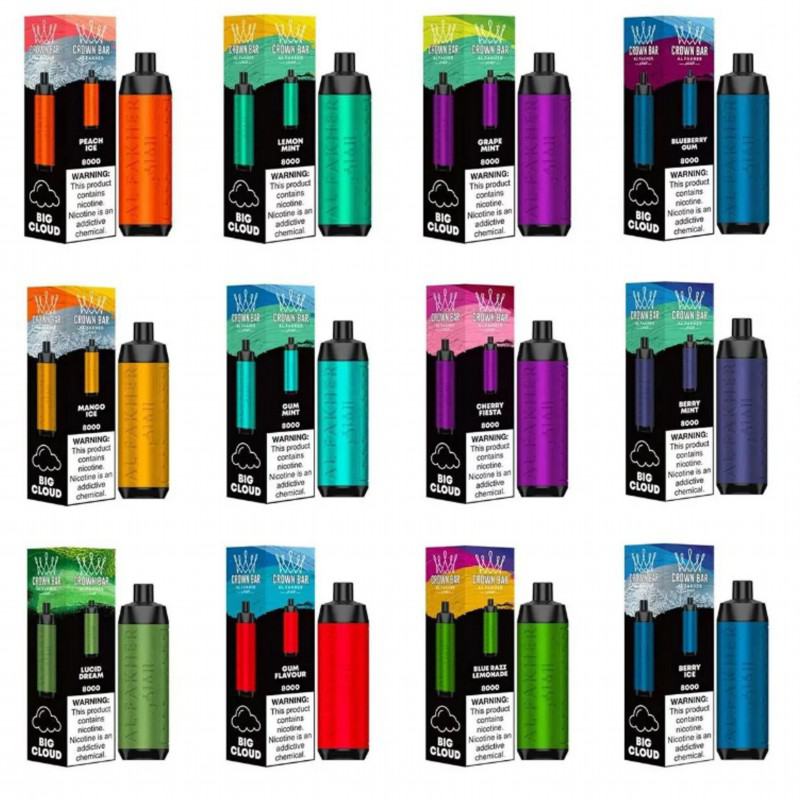 Disposable Vape Pens AIMODE Waka Sopro Pa 7000 8000 Puffs