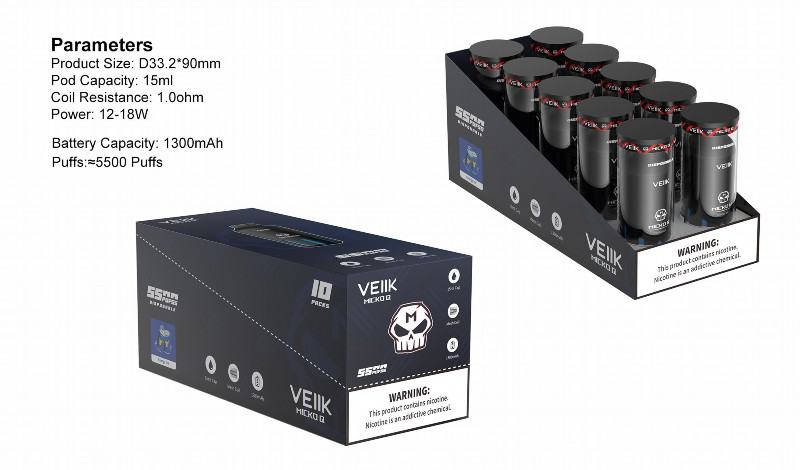 Veiik Micko Q 5500 Around7000 Puffs Disposable E-cigarette Puff