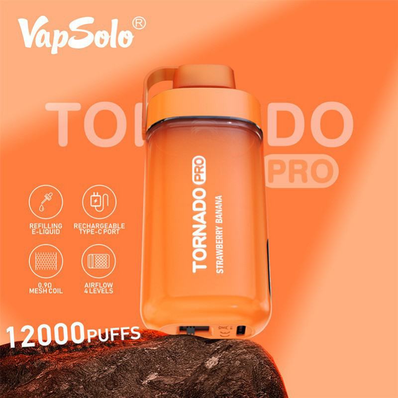 Disposable Vapsolo Tornado Pro 12000 Puffs Vape Pen