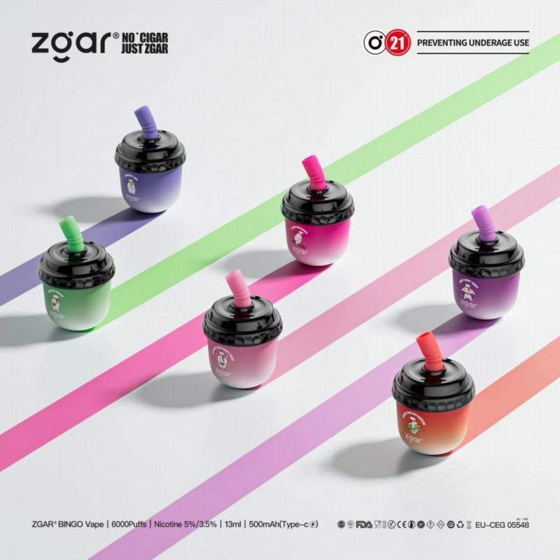 Baish Zgar Bingo 6000 Vape Big Puff Pen Plus