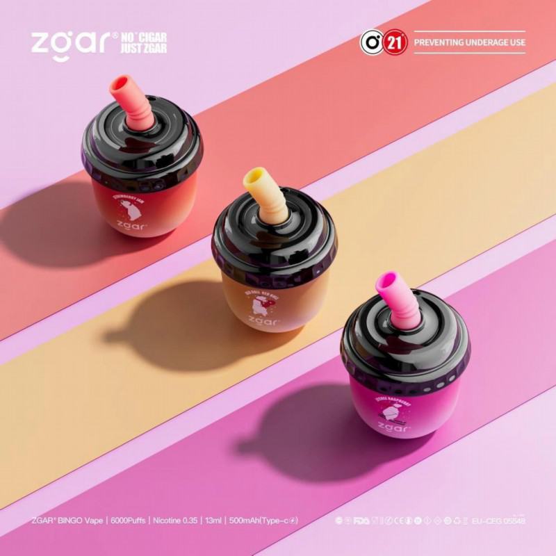 Baish Zgar Bingo 6000 Vape Big Puff Pen Plus