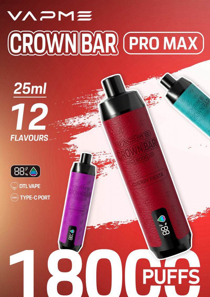 Disposable Vapme Crown 1 Pro Max 8000 Puffs Vape Pens