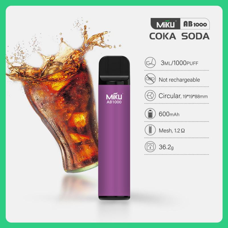 Miku Ab100061 Smooth Hit Disposable Vape
