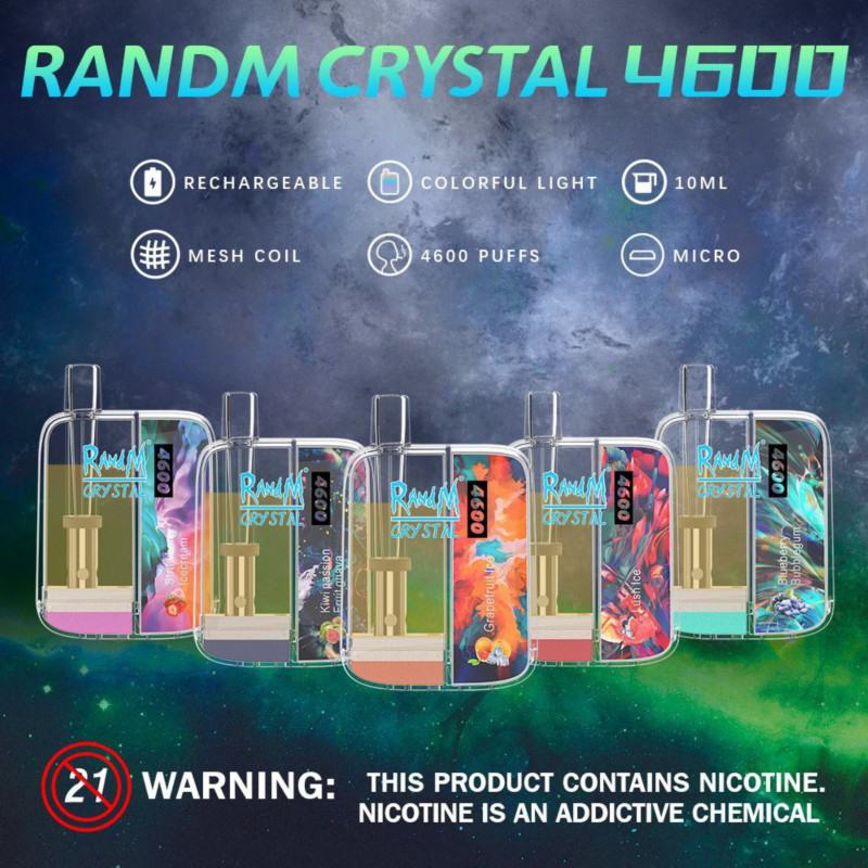 smooth hit disposable vape Randm crystal 4600