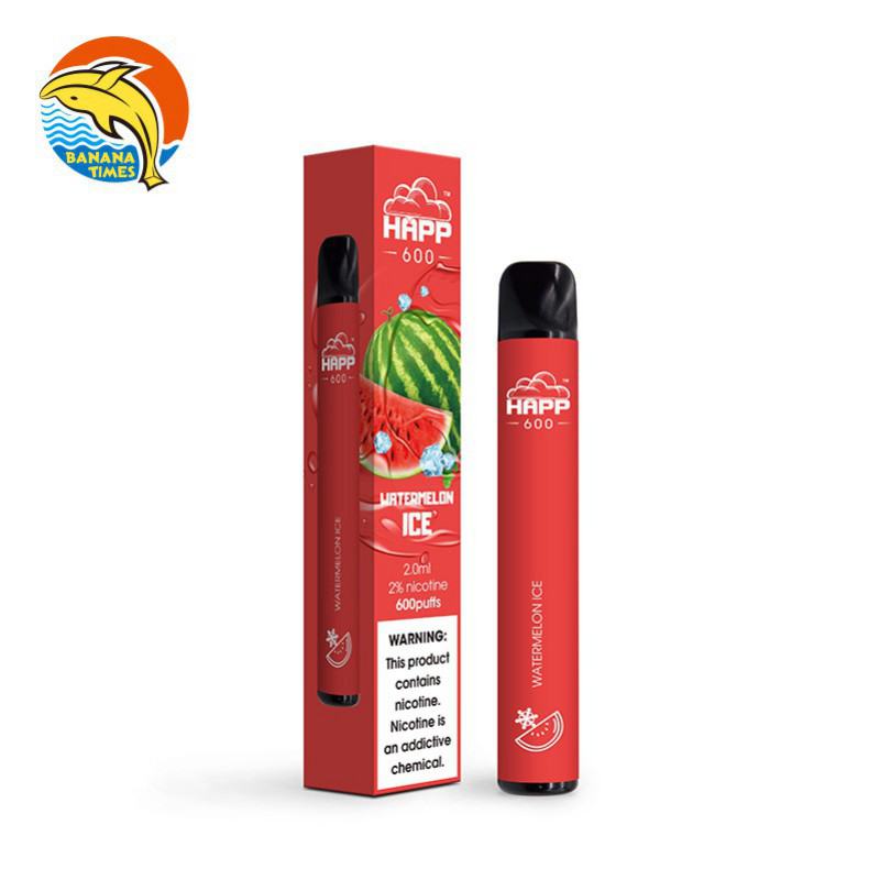 Disposable Vape Pens Banana times/ OEM Happ 600 Puffs