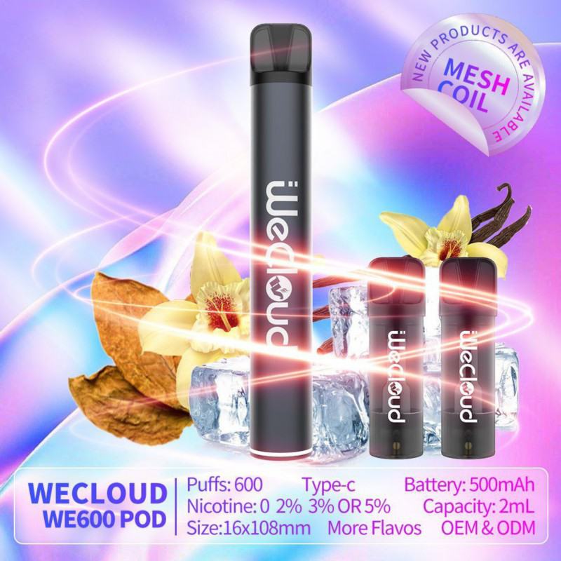 Pairyosi Wecloud Disposable Vape Py600 Brands