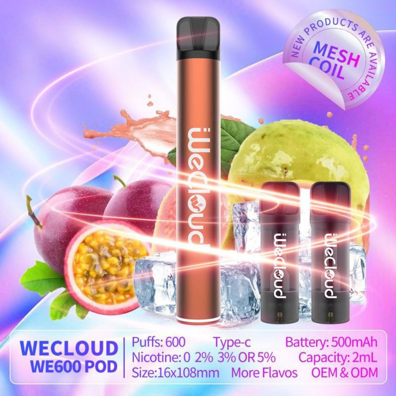 Pairyosi Wecloud Disposable Vape Py600 Brands