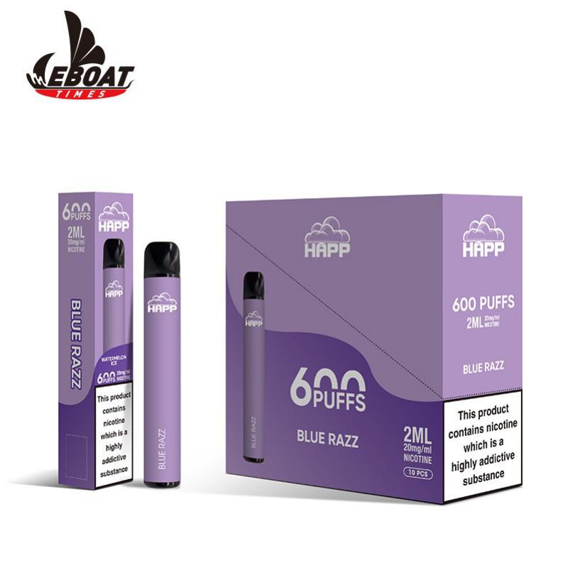 Smooth Hit Disposable Vape OEM/ Eboat Happ 600