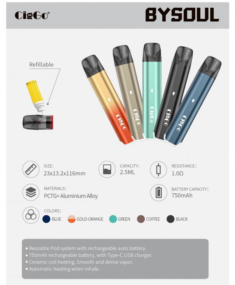 Disposable Vape CigGo M23 Ciggo Bysoul