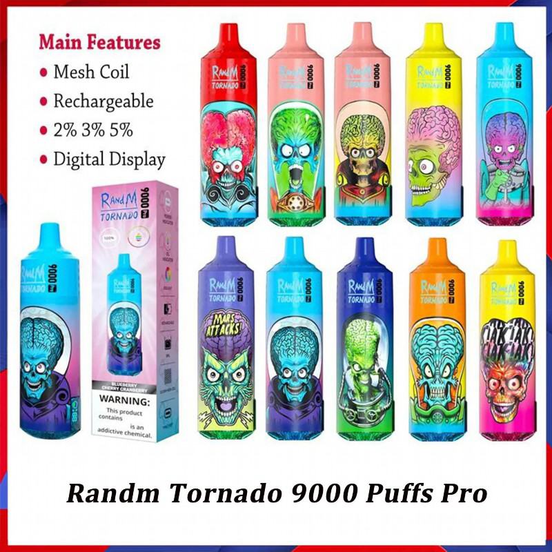 Ran dM Ra Ndm Fu Mot Tornado Vape Big Puff Pen Plus