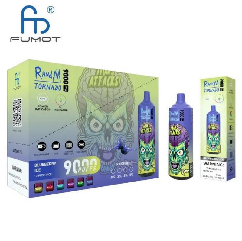 Ran dM Ra Ndm Fu Mot Tornado Vape Big Puff Pen Plus