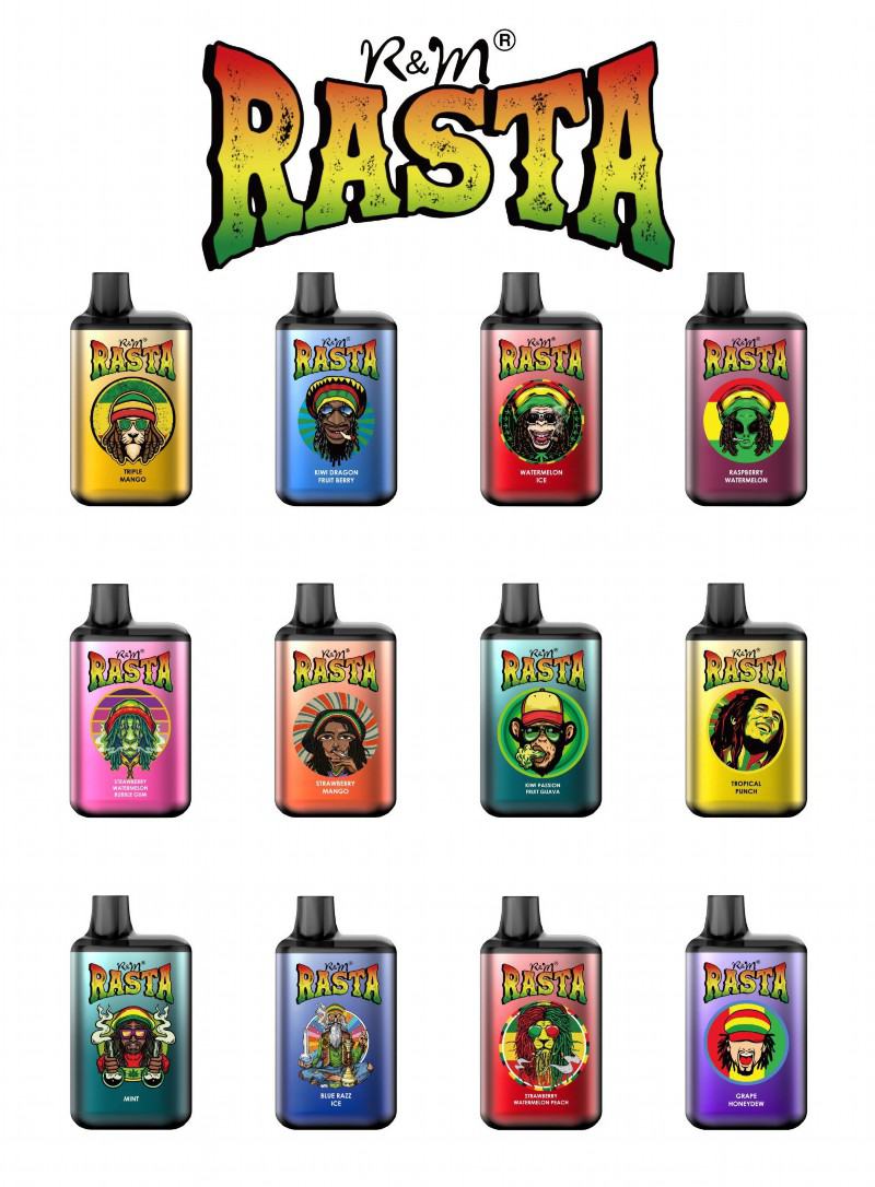 R&M SMOKE R&m Rasta 55000 Disposable Smooth Hit Vape
