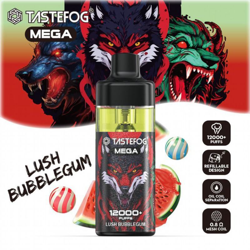 Tastefog Mega 12000+ Puffs Disposable Big Hit Vape