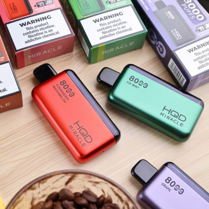Disposable Hqd H109 8000± Puffs E-cigarette Nicotine