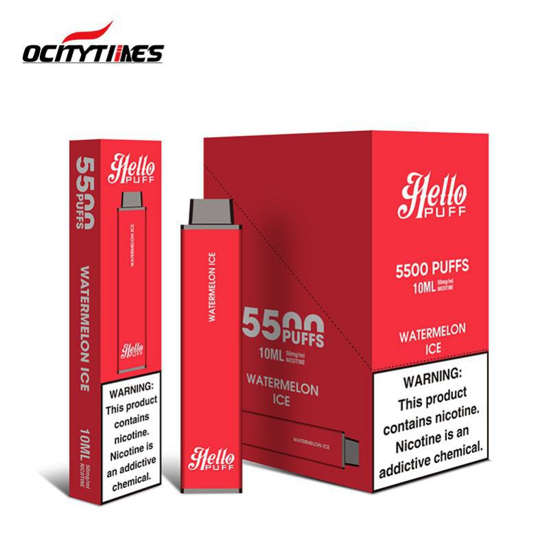 Ocitytimes Disposable Vapes Hello 5500 Puffs