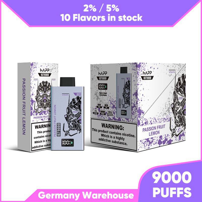 HAPP / White Label Happ Igt 9000 Puffs Disposable Pen