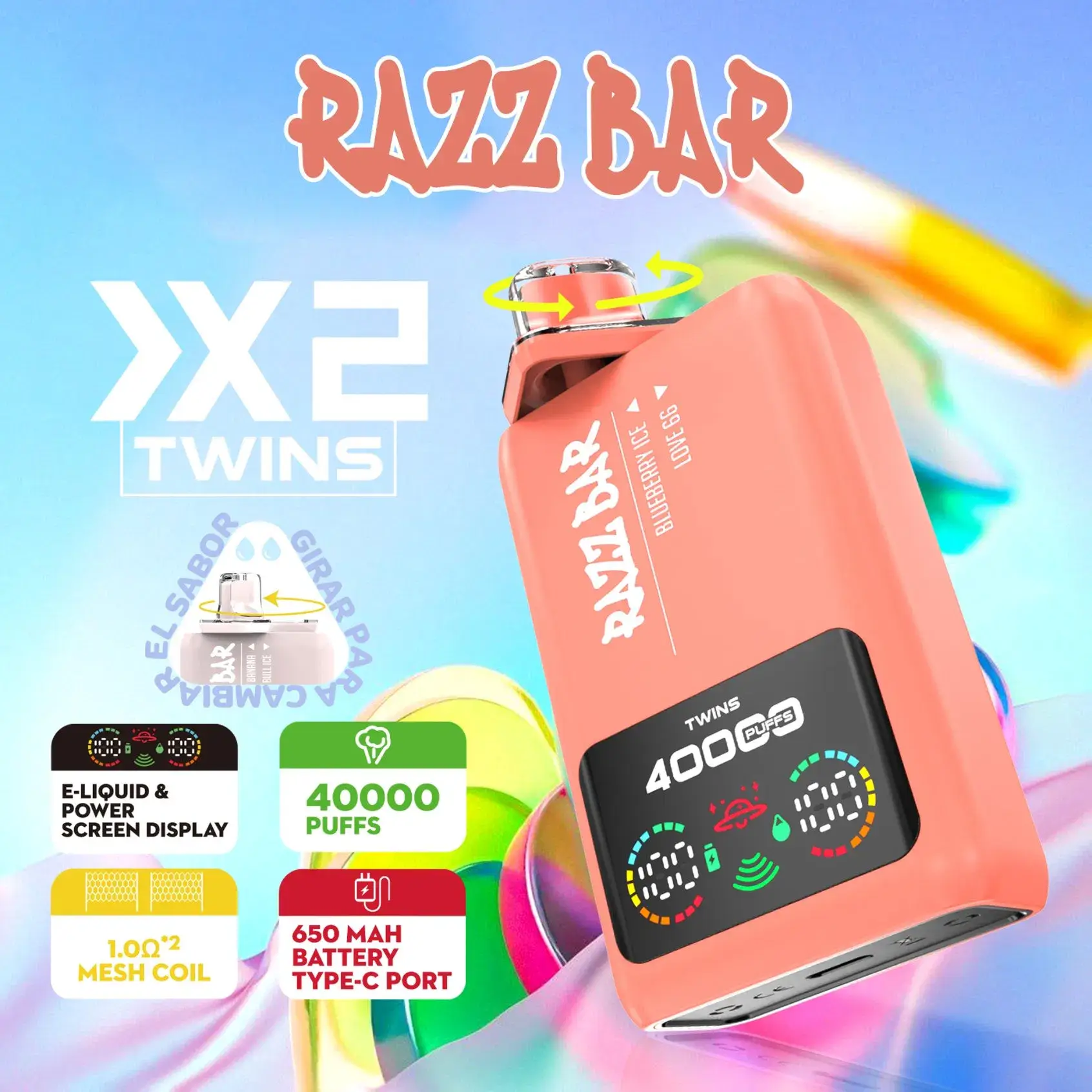 Wholesale Razz Bar Bar Vape Pro CE, ROHS 30000 Puffs Nederland
