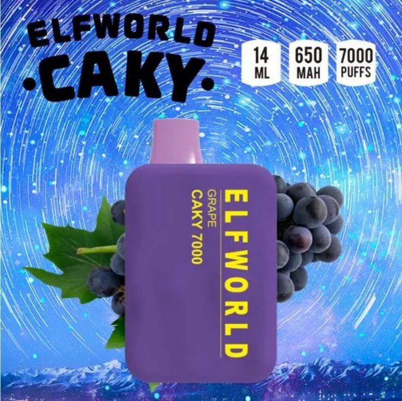 Disposable Vapes Elfworld Caky 7000