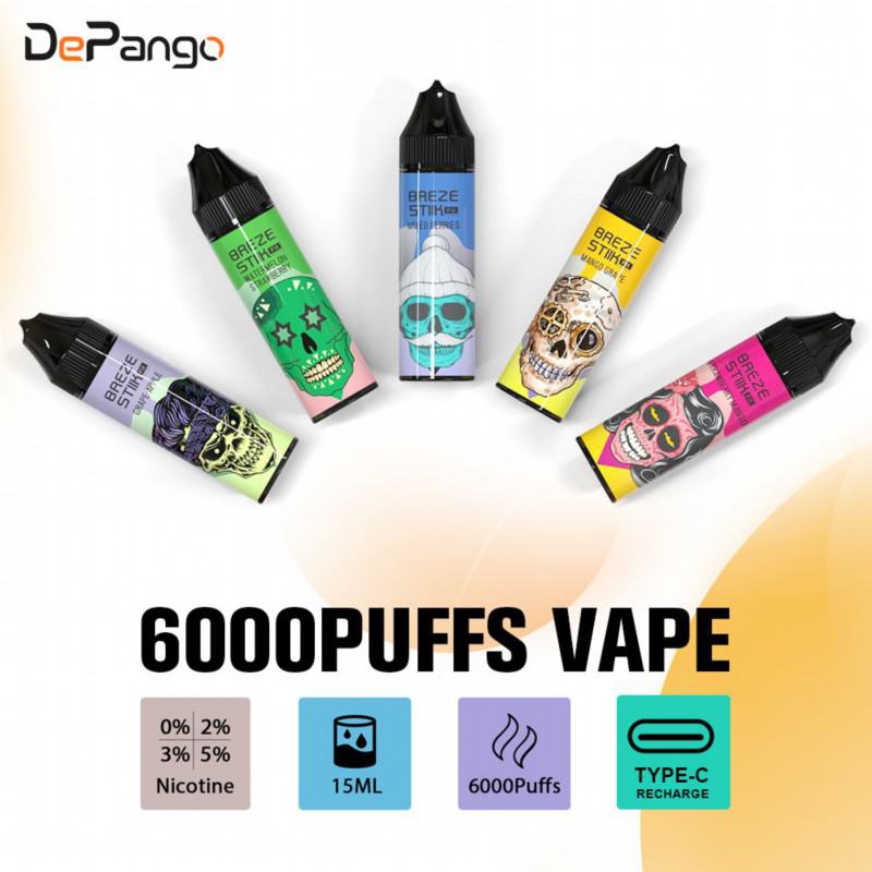 DePango or Customized Dp-bs-012 Vape Big Puff Pen Plus