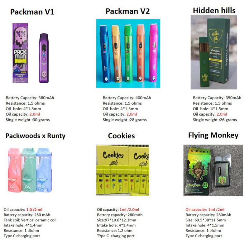 Puff hidden hills Packs Disposable E-cigarette