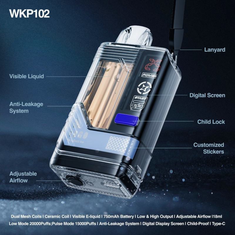 fango Wkp102 15000-20000 Puffs Disposable E-cigarette