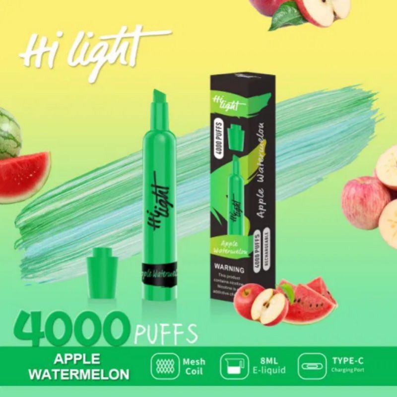 Disposable Maskking Hi Light 4000 Puffs