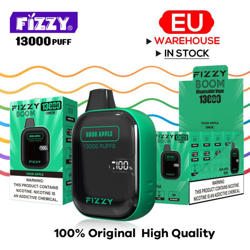 fizzy Boom 13000 Puffs Box