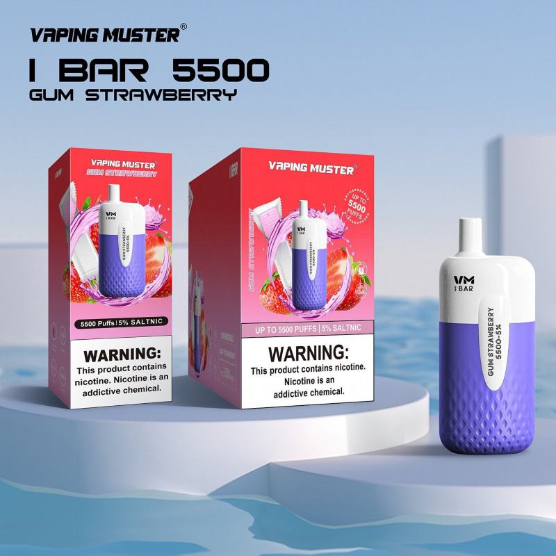 Disposable Niimoo E-cigarette Ndi 5500 Puffs Nicotine