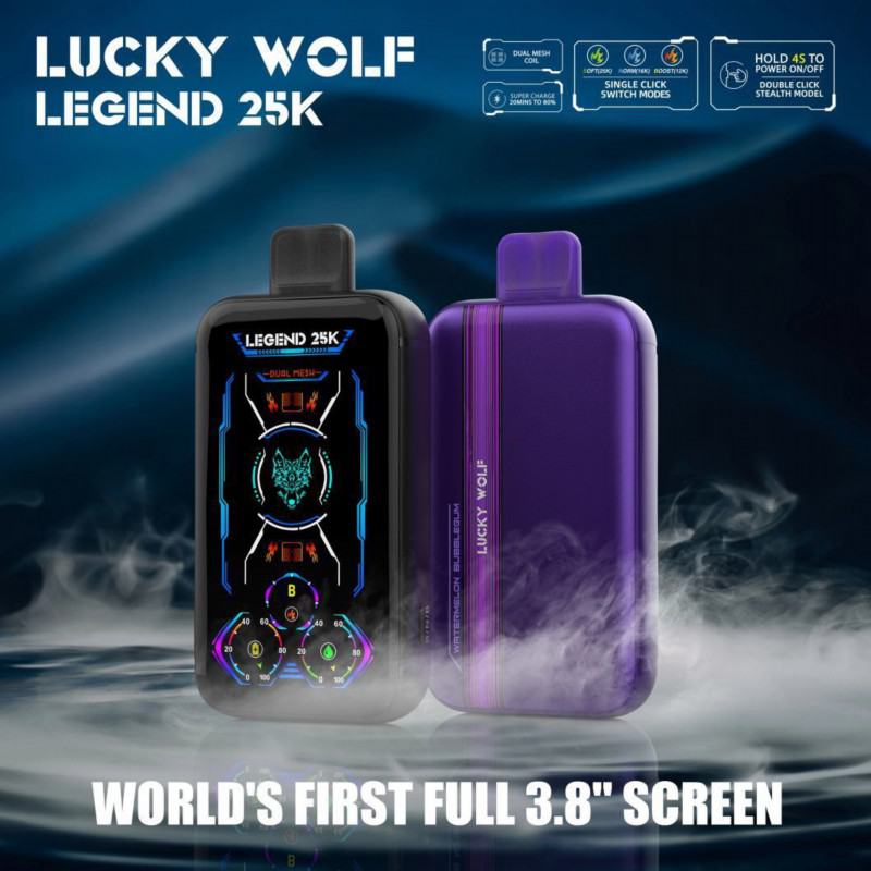 MGK Lucky Wolf 25k 25000 Puffs Boxes