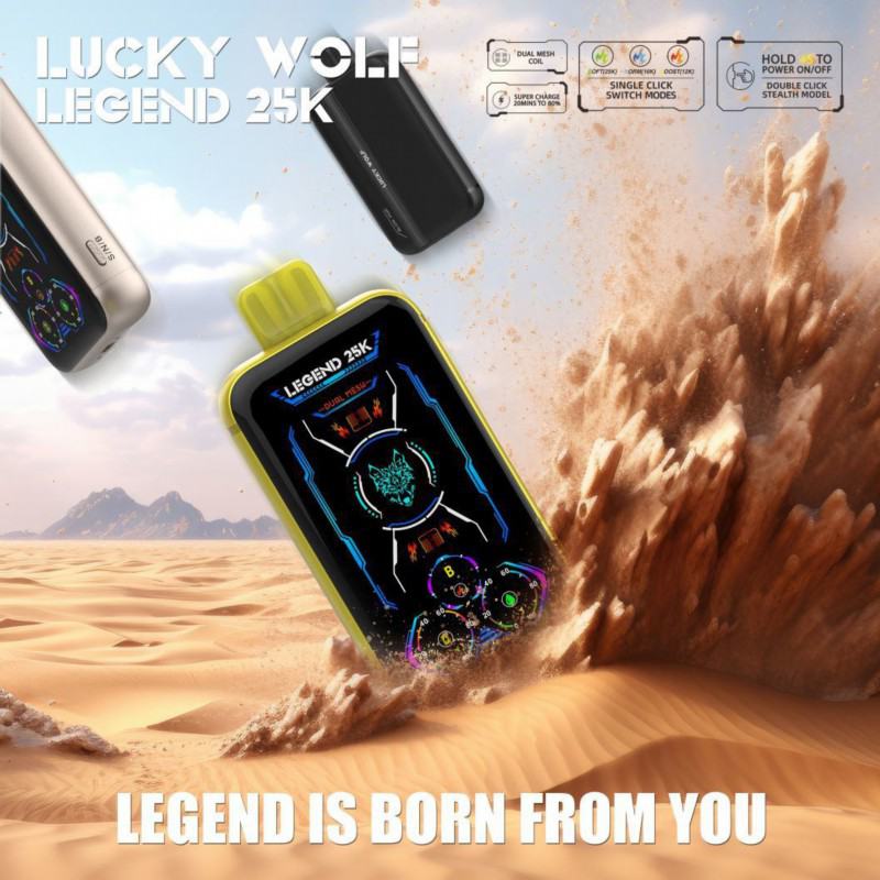 MGK Lucky Wolf 25k 25000 Puffs Boxes