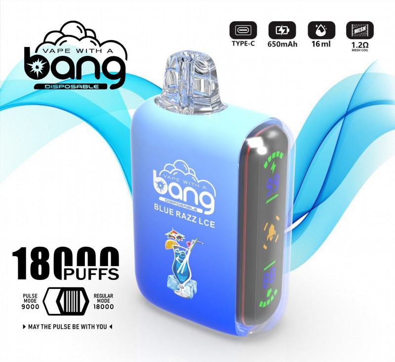 Disposable Bang E-cigarette 18k Puffs Nicotine