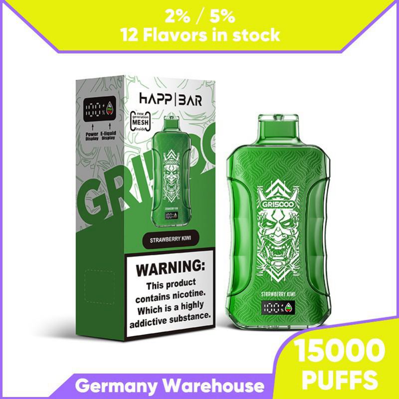Ocitytimes/Custom your own brand Happ Gr 15000 Puffs Disposable Vapes