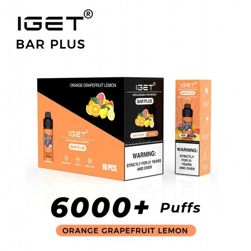 Puff Iget Plus 6000 Puffs Electronic Cigarette