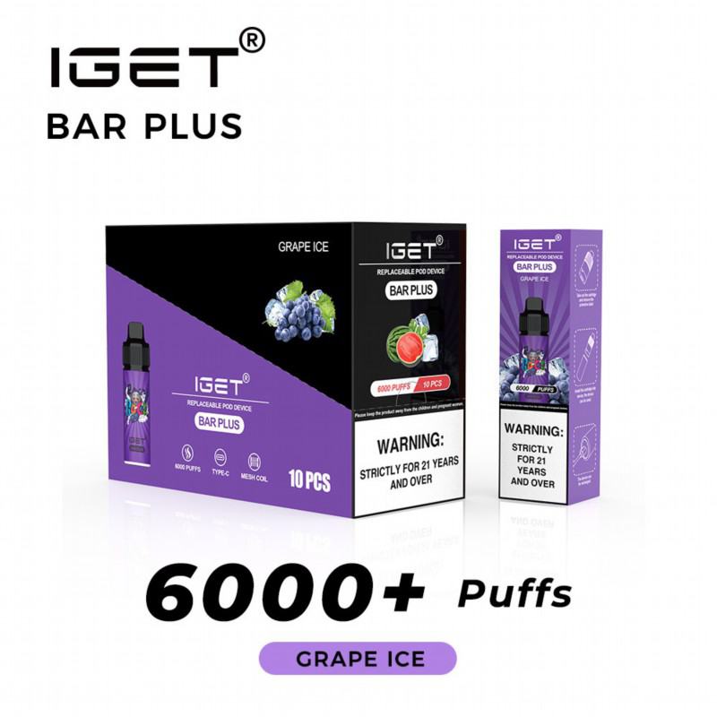 Puff Iget Plus 6000 Puffs Electronic Cigarette