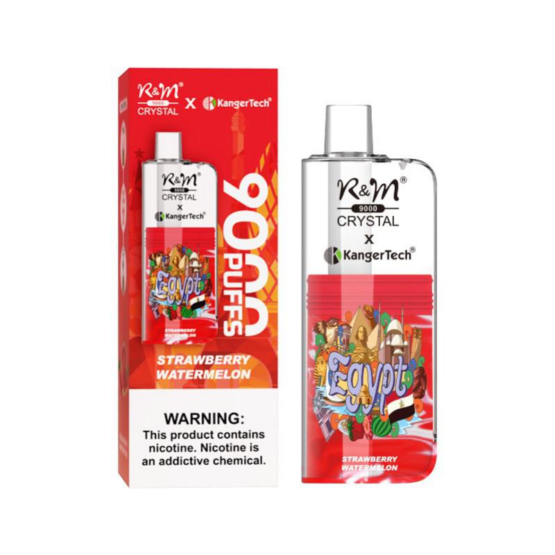 R&M R&m Crystal 9k 9000 Puffs Vape Big Puff Pens Plus