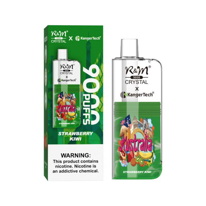 R&M R&m Crystal 9k 9000 Puffs Vape Big Puff Pens Plus