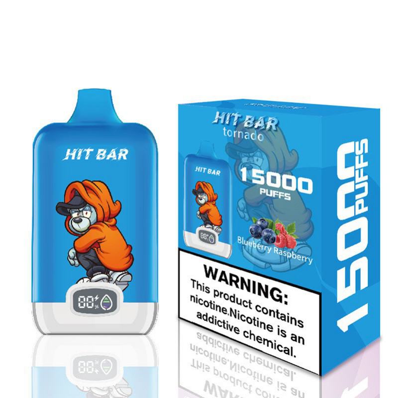 Disposable hit Hit Tornado 15000 15k Puffs E-cigarette Nicotine