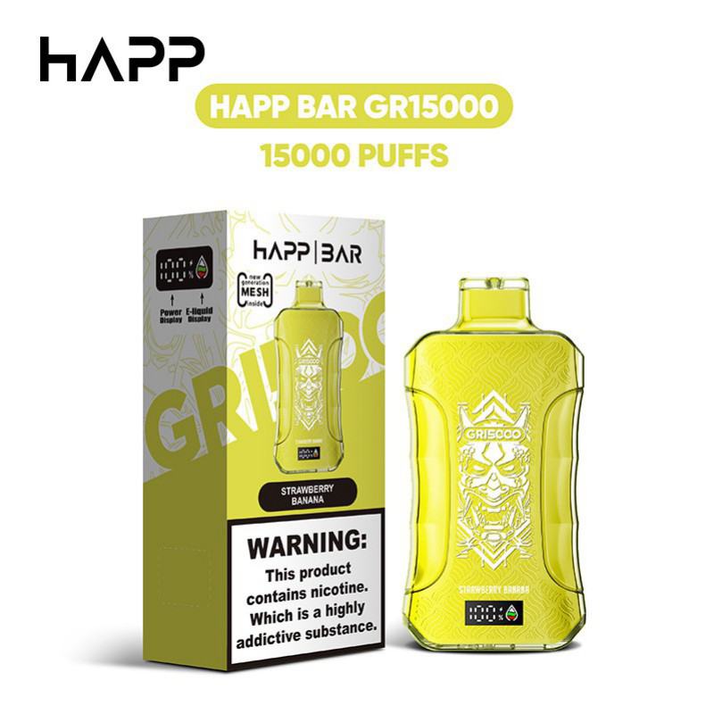 Disposable Banana Times Happ Gr E 15000 Puffs