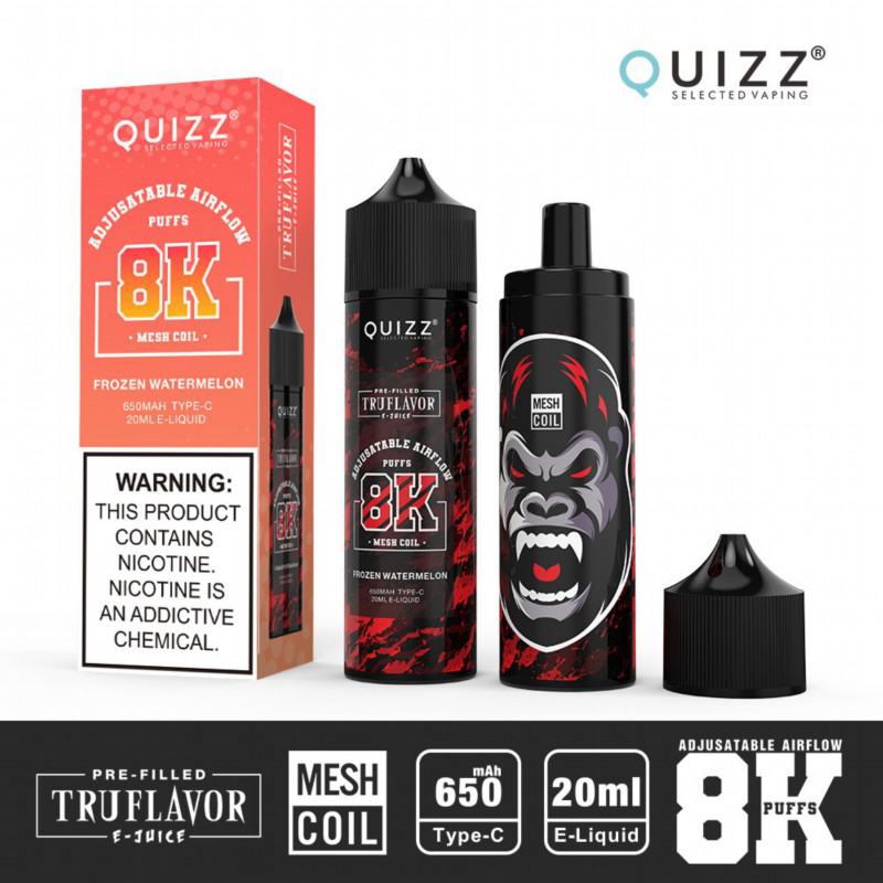 QUIZZ Puff Truflayor 8000 Puffs Disposable E-cigarette