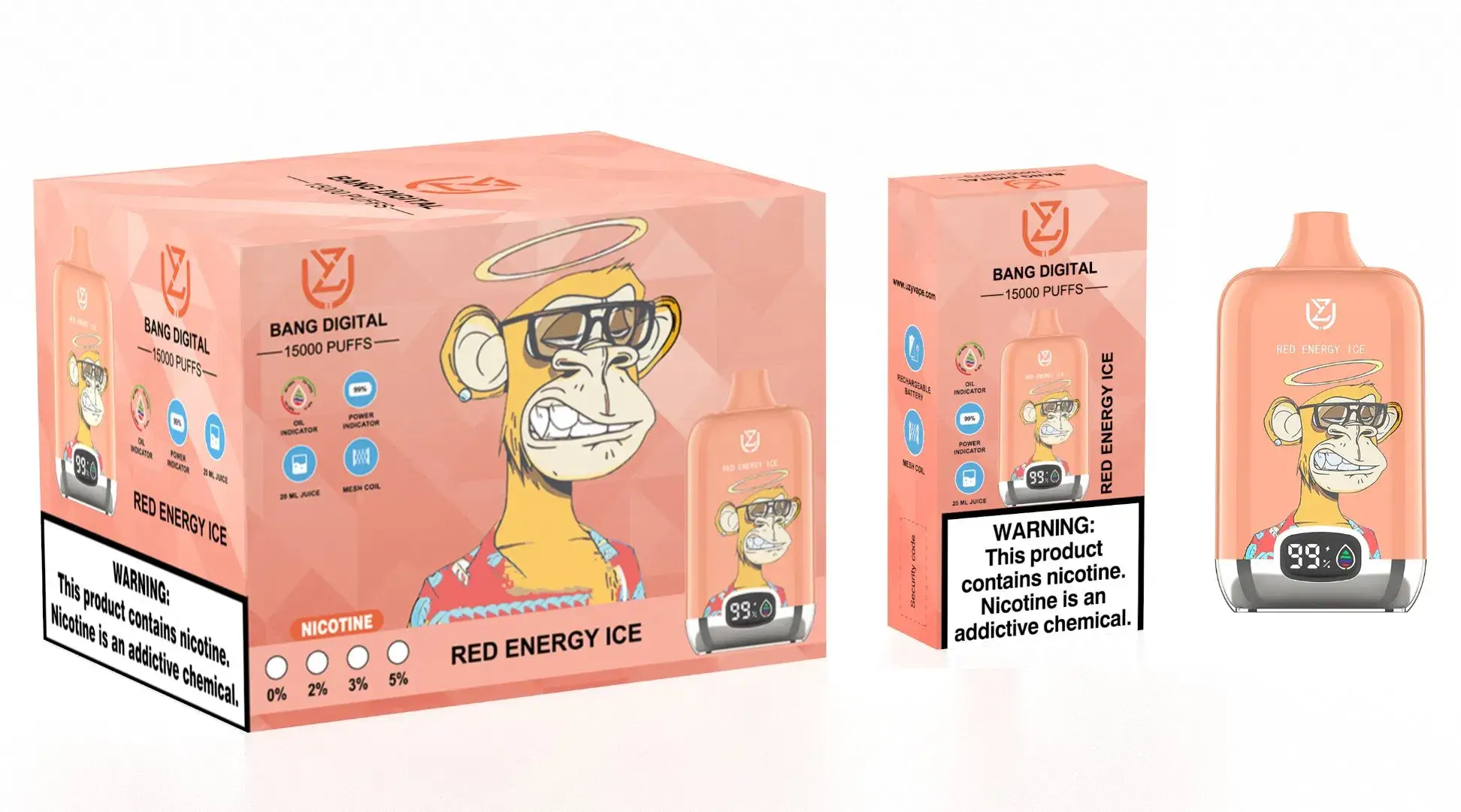 Wholesale UZY Bar Vape Pro Non-Variable Wattage 15000 Puffs Nederland