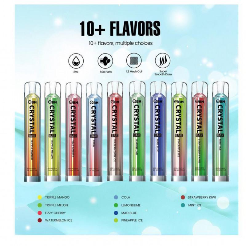 Disposable Vape Brands QBM Plus About 600 Puffs