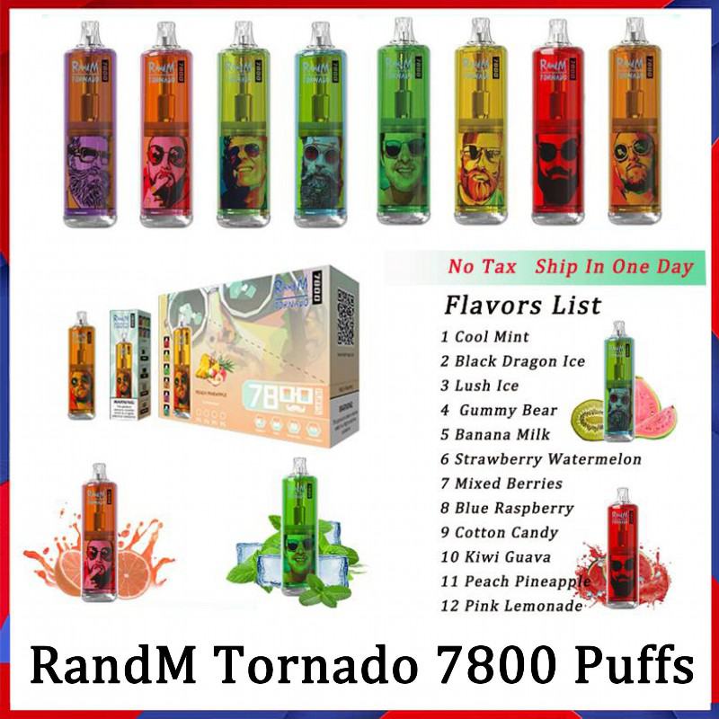 Randm tornado 7800 puffs hits vape