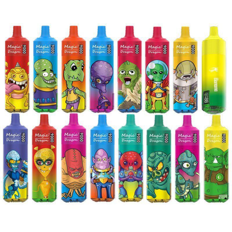 Komodo Magic Dragon 9k Pro 9k10k12k15k Puffs Smooth Hit Disposable Vape