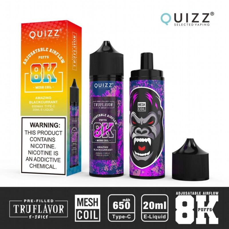 QUIZZ Pen Quizz 8000 Puffs