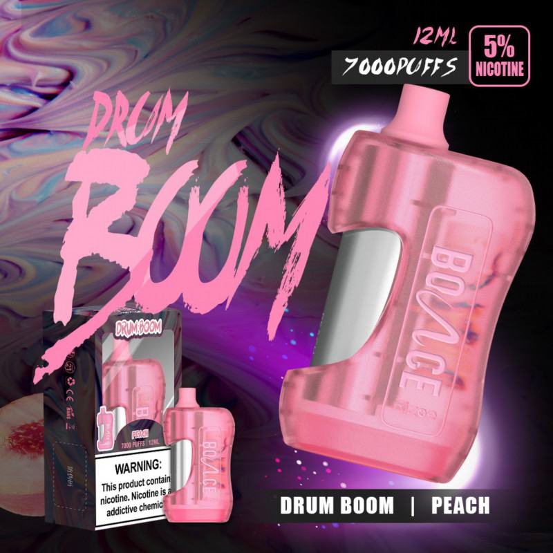 Vegas Disposable Vape Brands Bounce Drum Boom 7000