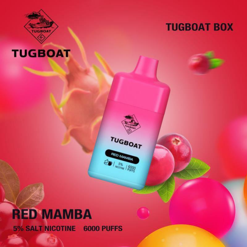Disposable TUGBOAT Tugboat Box 6000 Puffs Vapes