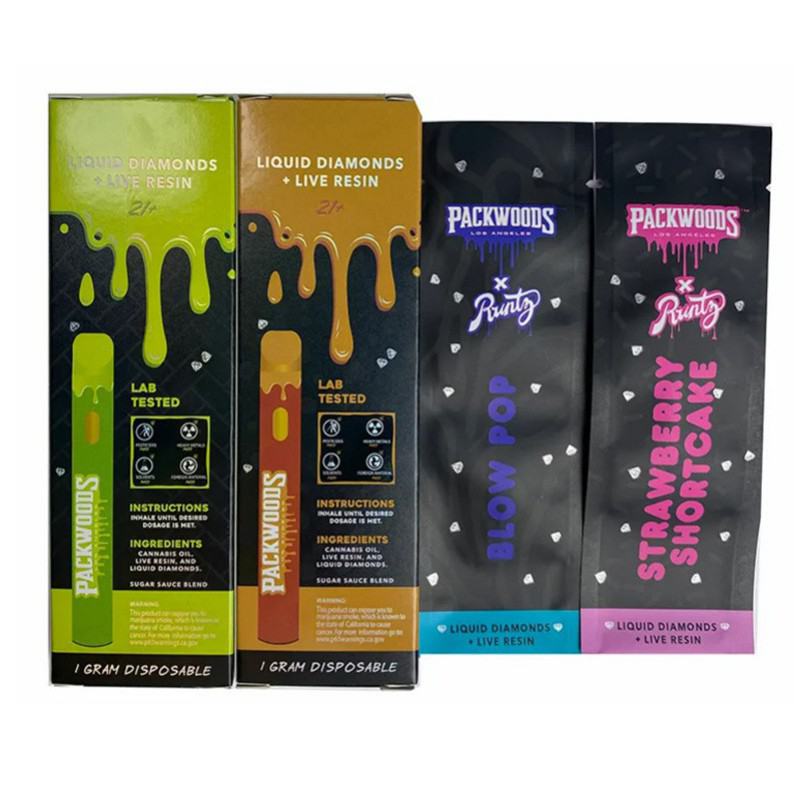 Big Puff Pens Plus OEM Packwoods X Runtz V3 Disposable Vape