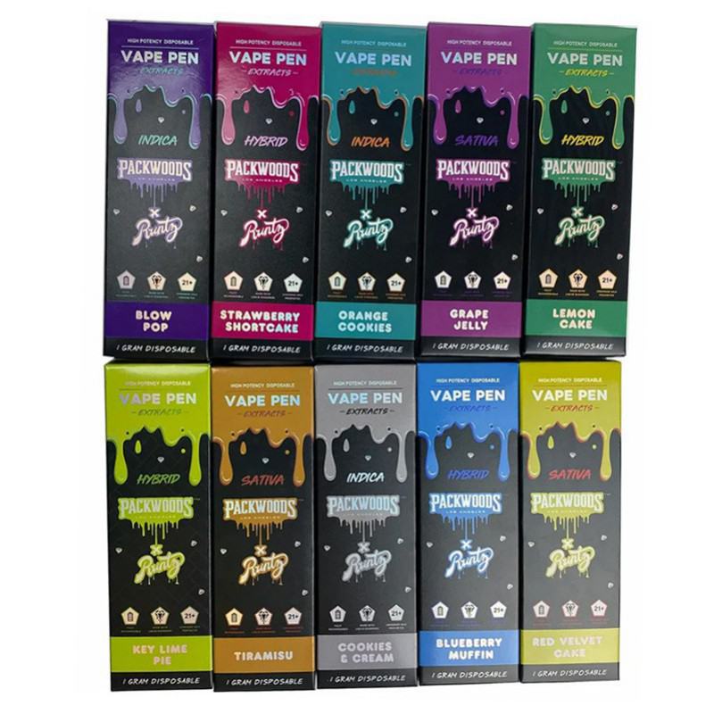 Big Puff Pens Plus OEM Packwoods X Runtz V3 Disposable Vape